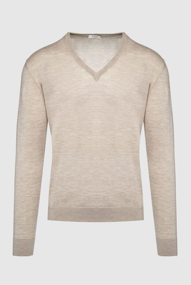 Bilancioni man cashmere jumper beige for men buy with prices and photos 139775 - photo 1