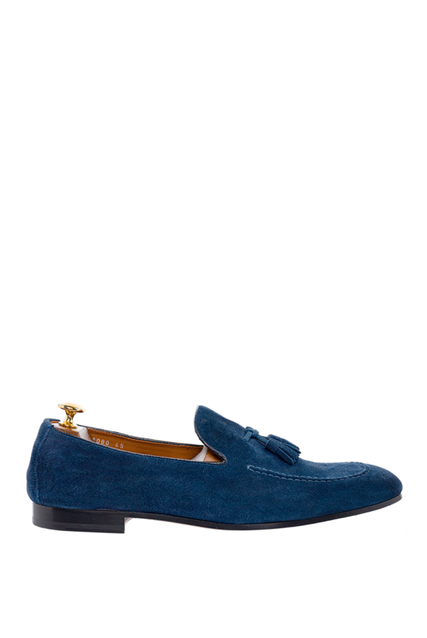 Doucal`s man blue suede loafers for men buy with prices and photos 139828 - photo 1