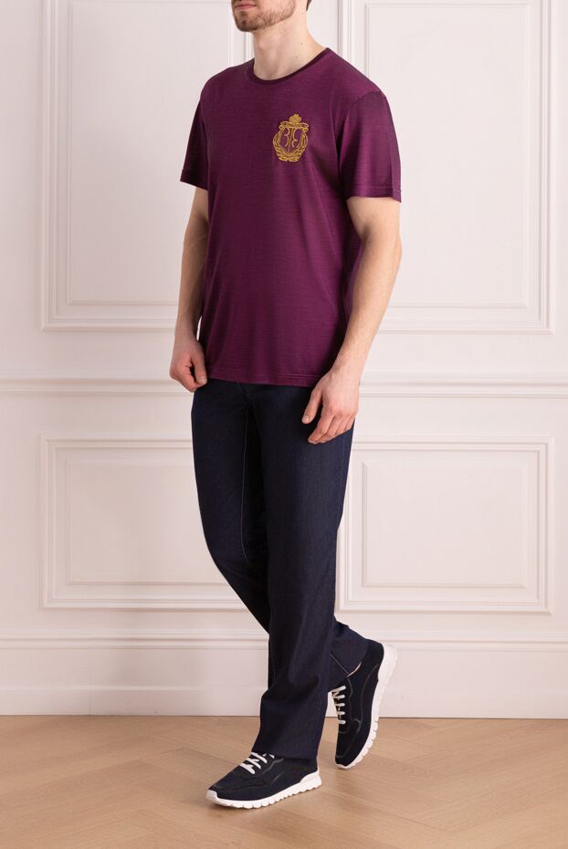 Billionaire man cotton t-shirt burgundy for men buy with prices and photos 139908 - photo 2