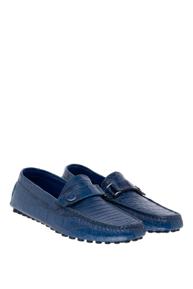 Billionaire luxurious alligator leather loafers with signature insert 139915 - photo 3