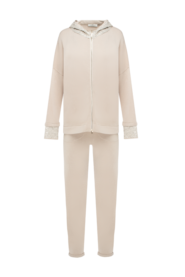 Panicale woman women's beige cotton walking suit buy with prices and photos 139972 - photo 1
