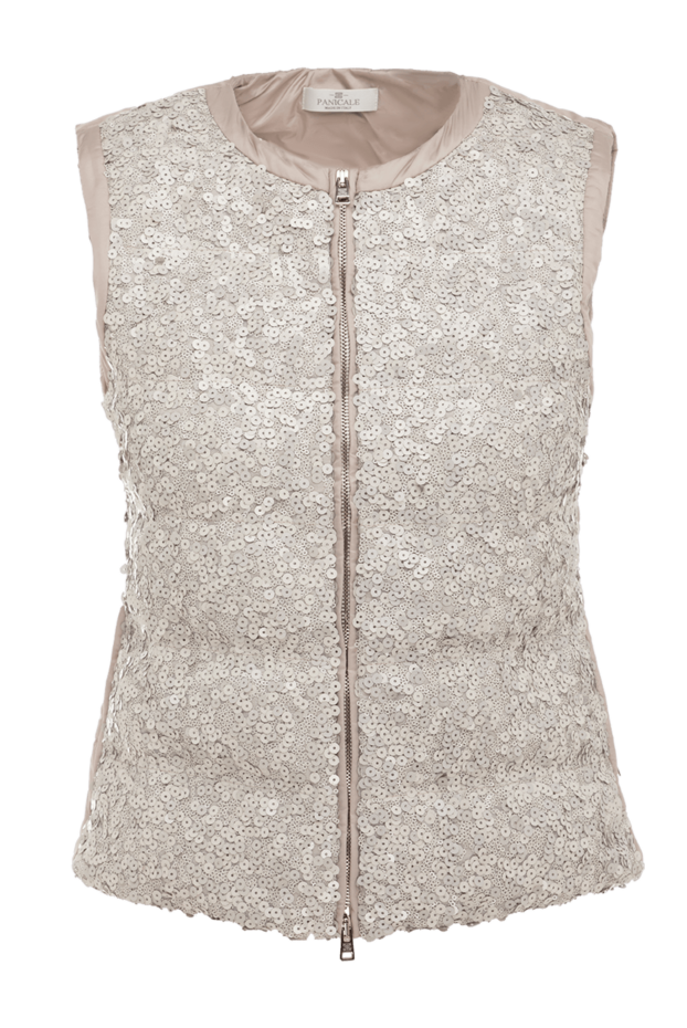 Panicale woman beige polyamide down vest for women buy with prices and photos 139973 - photo 1