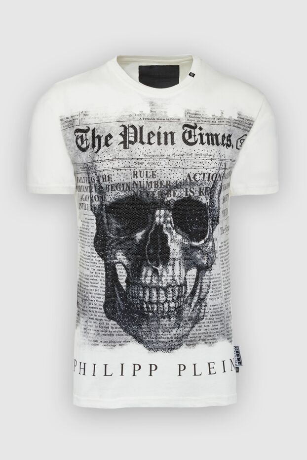 Philipp Plein man white cotton t-shirt for men buy with prices and photos 140020 - photo 1