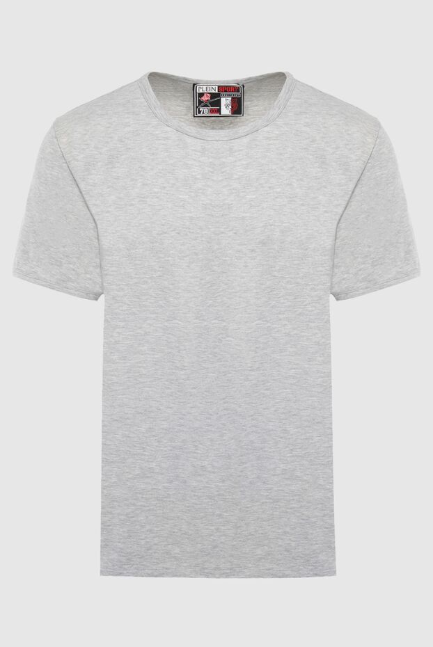 Plein Sport man cotton and polyester t-shirt gray for men buy with prices and photos 140162 - photo 1