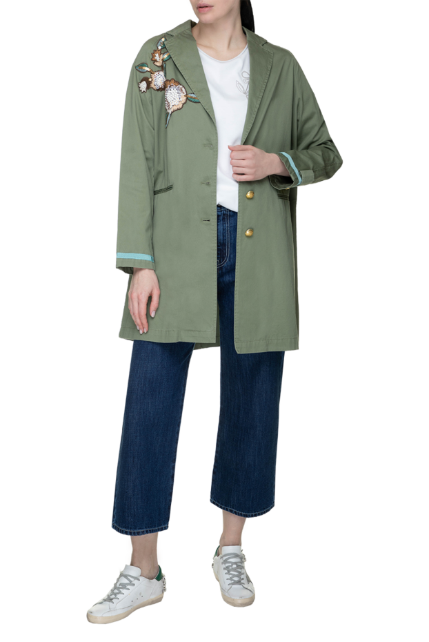 Alessandra Chamonix woman women's cotton green raincoat buy with prices and photos 140177 - photo 2