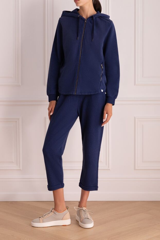 Derek Rose woman women's cotton sports suit, blue buy with prices and photos 140252 - photo 2