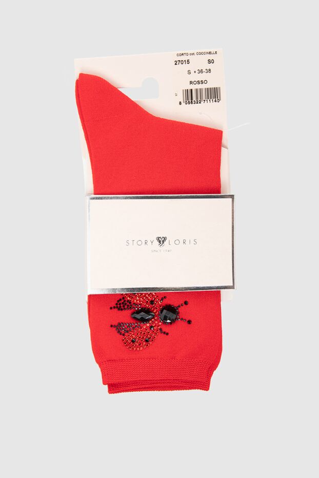 Story Loris жіночі шкарпетки червоні жіночі купити фото з цінами 140256 - фото 1