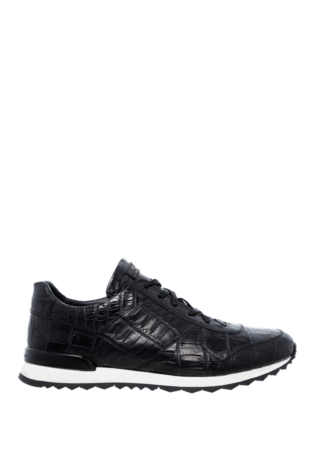 Kiton man black alligator sneakers for men buy with prices and photos 140308 - photo 1