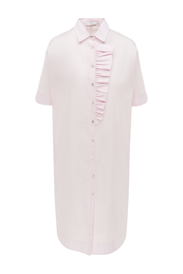 Barba Napoli жіночі сукня з бавовни рожева жіноча купити фото з цінами 140390 - фото 1