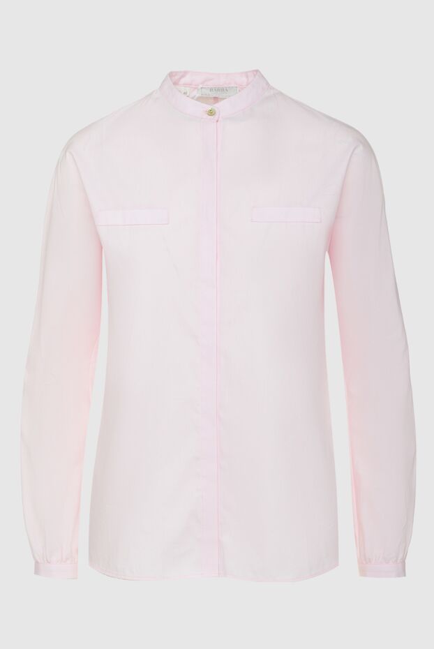 Barba Napoli woman pink cotton shirt for women buy with prices and photos 140395 - photo 1