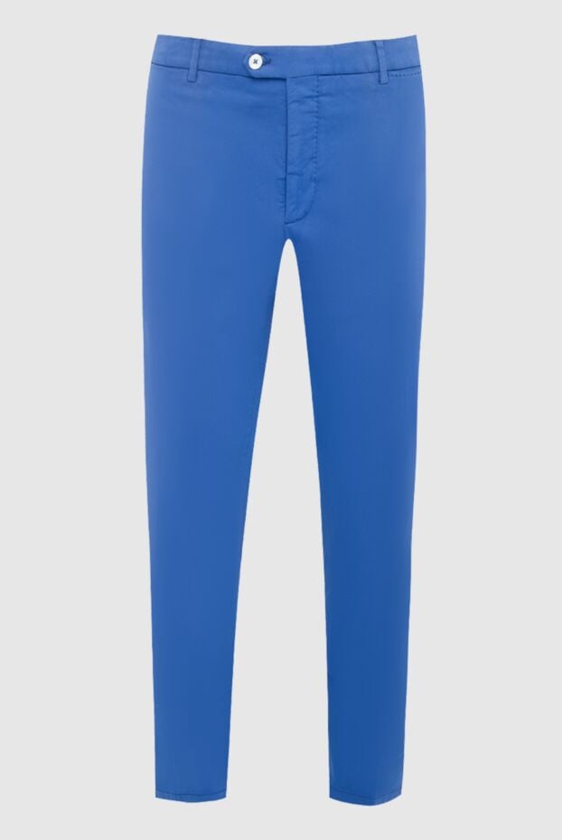 Cesare di Napoli мужские брюки синие мужские купить с ценами и фото 140423 - фото 1