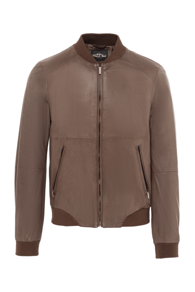 Cesare di Napoli man brown leather jacket for men buy with prices and photos 140494 - photo 1