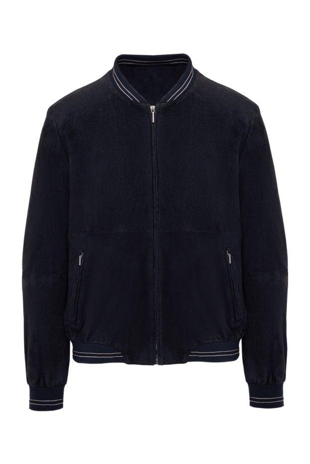 Cesare di Napoli man black suede jacket for men buy with prices and photos 140495 - photo 1