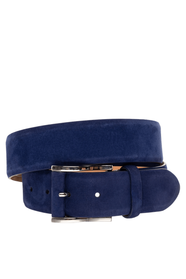 Cesare di Napoli man men's blue nubuck belt buy with prices and photos 140527 - photo 1