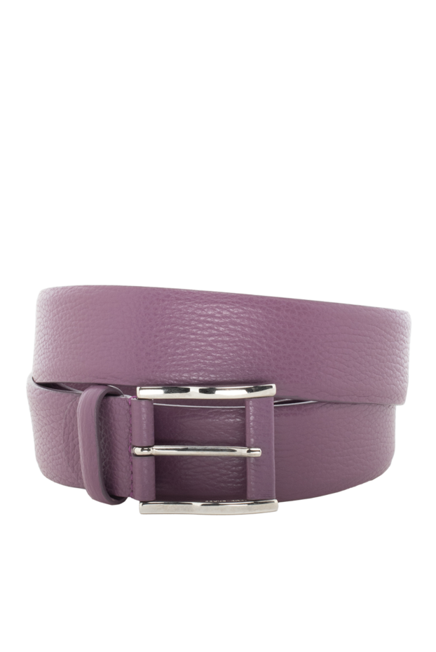 Cesare di Napoli man purple leather belt for men buy with prices and photos 140531 - photo 1