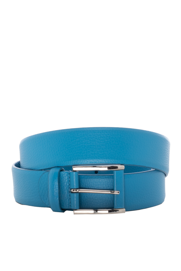 Cesare di Napoli man blue leather belt for men buy with prices and photos 140534 - photo 1