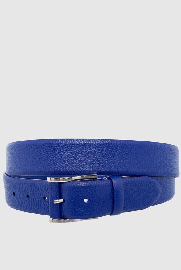 Cesare di Napoli man leather belt blue for men buy with prices and photos 140540 - photo 1