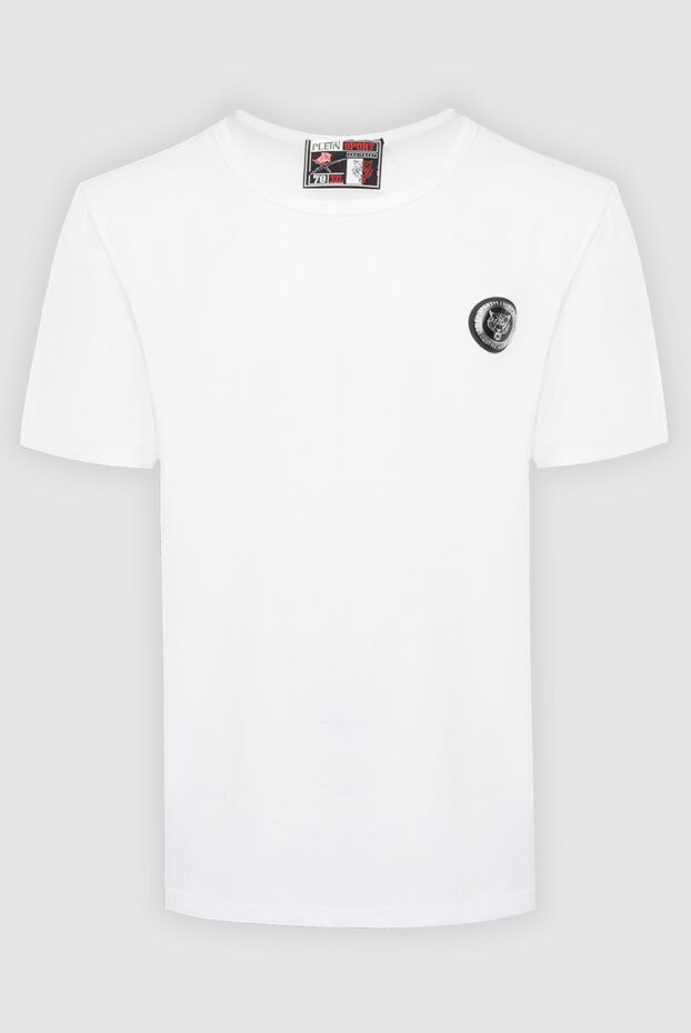 Plein Sport man white cotton and elastane t-shirt for men buy with prices and photos 140733 - photo 1