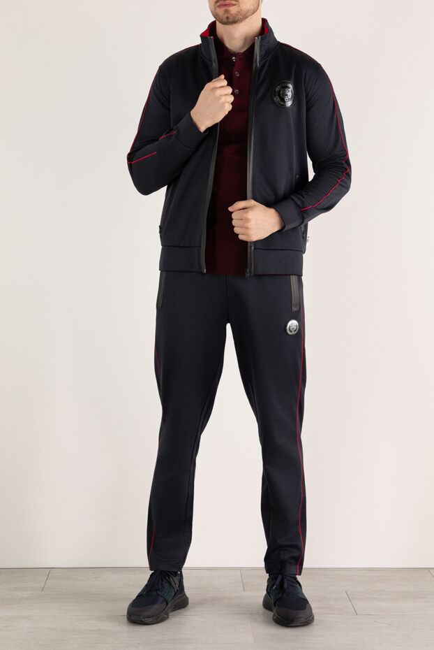 Plein Sport man men's sports suit made of cotton and polyester, blue buy with prices and photos 140735 - photo 2