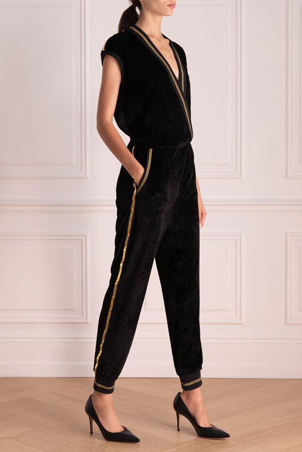 Roberto Cavalli overalls made of viscose and polyester black for women 140782 - photo 3