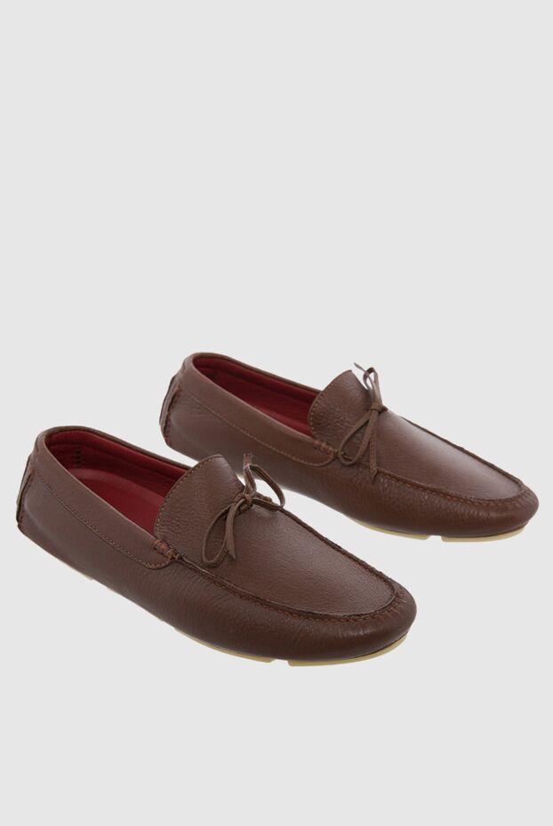 Loro Piana men's nubuck moccasins in burgundy. 140942 - photo 3