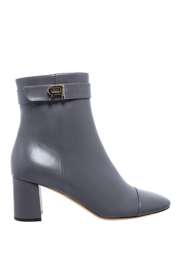 Rochas woman gray leather boots for women buy with prices and photos 141074 - photo 1