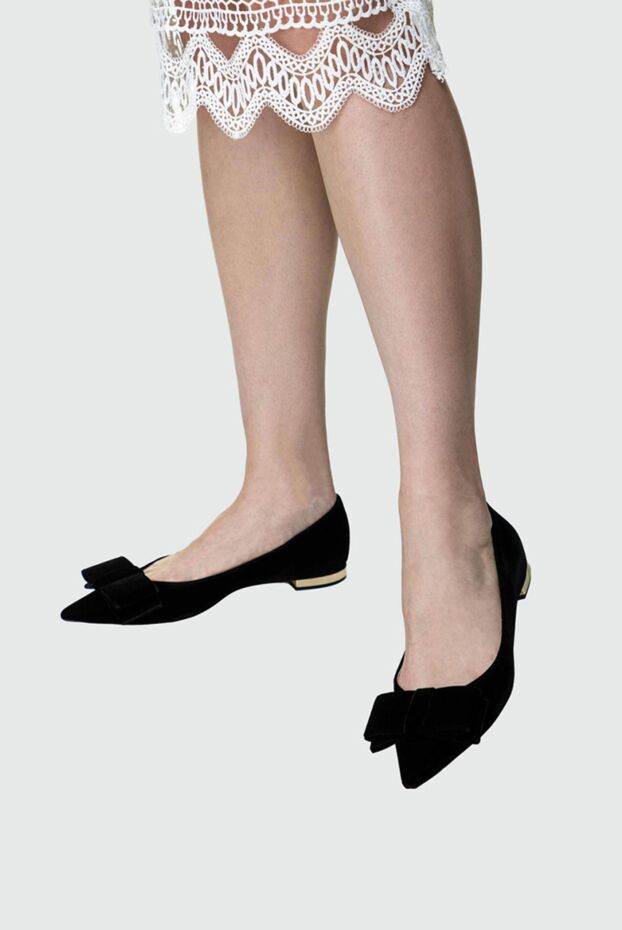 Rochas женские туфли черные женские купить с ценами и фото 141077 - фото 2