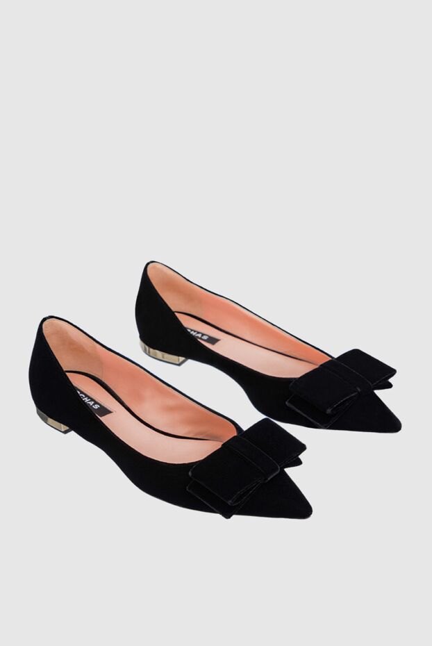 Rochas shoes for women black with a bow 141077 - photo 3