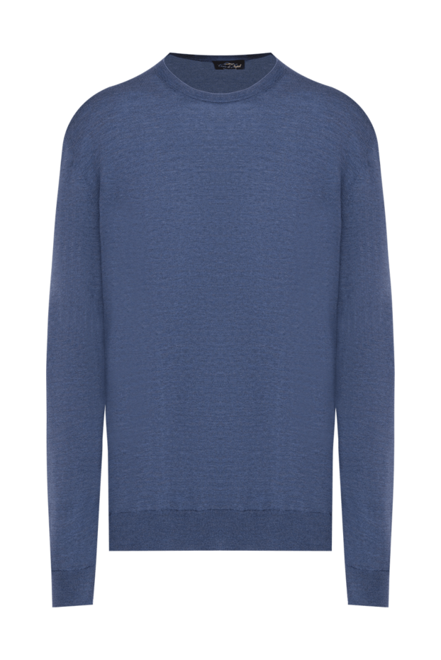 Cesare di Napoli man wool jumper blue for men buy with prices and photos 141345 - photo 1