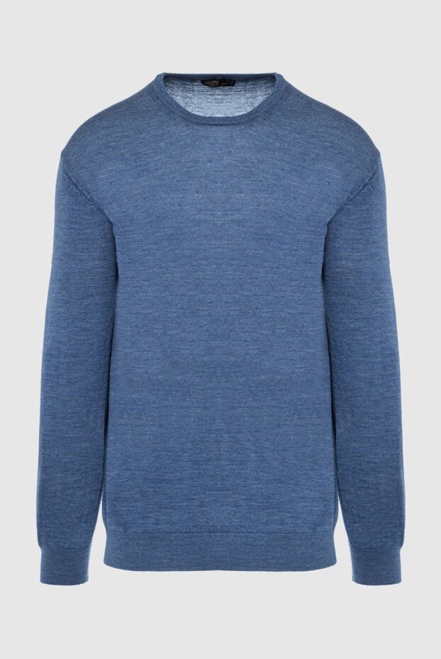 Cesare di Napoli man wool jumper blue for men buy with prices and photos 141349 - photo 1