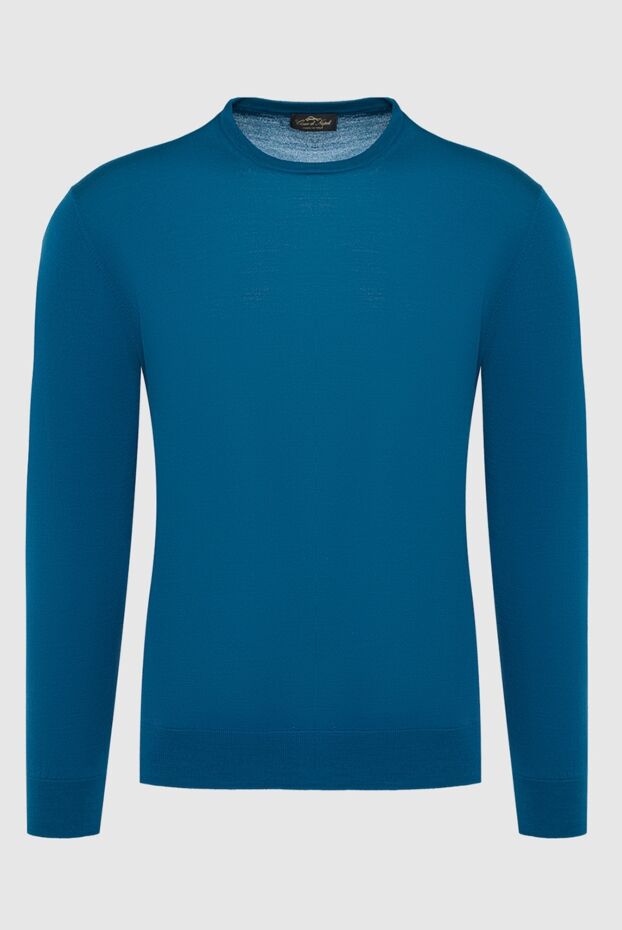 Cesare di Napoli man wool jumper blue for men buy with prices and photos 141350 - photo 1