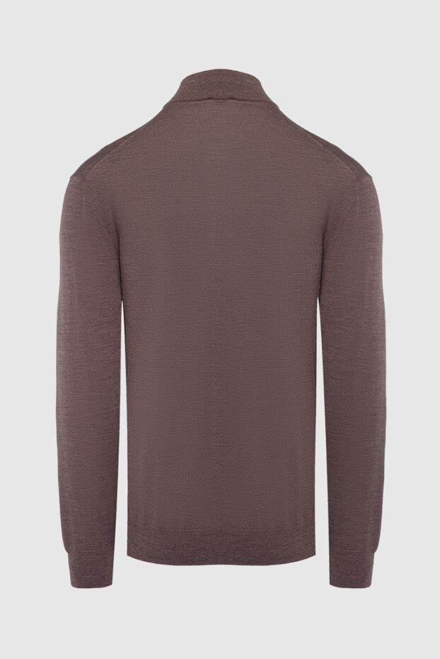 Cesare di Napoli man brown wool turtleneck jumper for men buy with prices and photos 141429 - photo 2