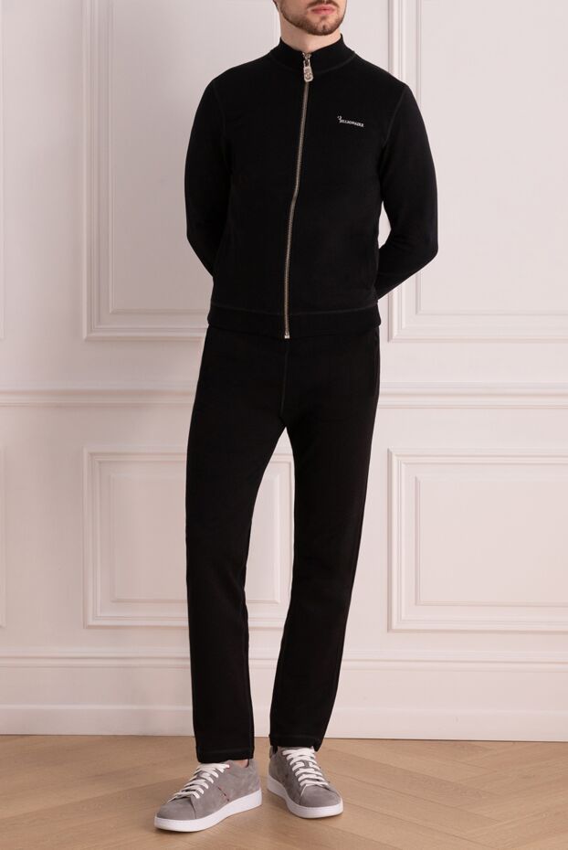 Billionaire man men's sports suit made of cotton and elastane, black buy with prices and photos 141509 - photo 2