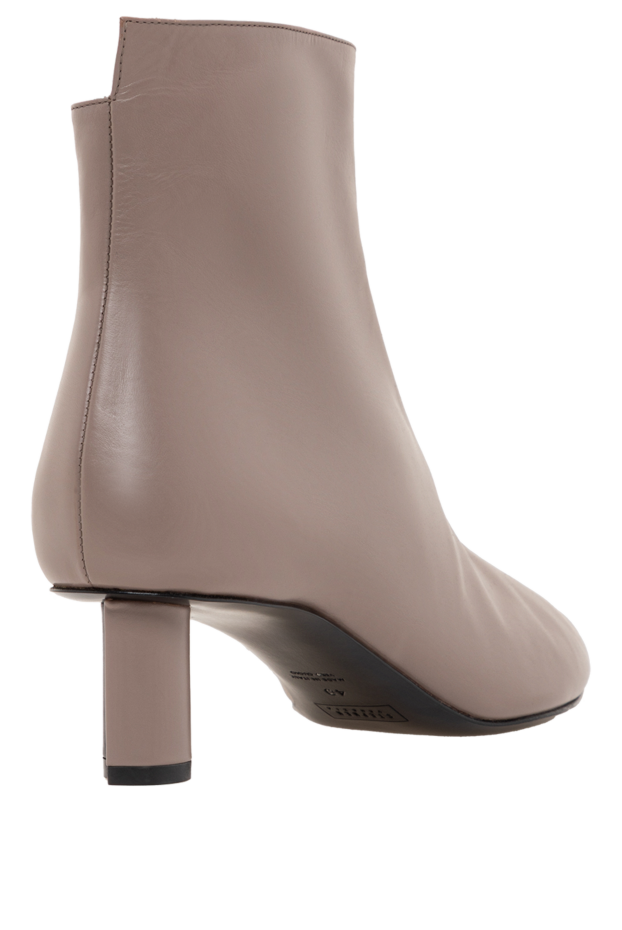 Stephen Venezia women's gray leather boots decorated with fur 141543 - photo 3