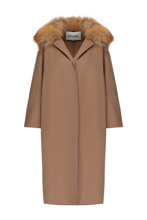 Ava Adore женские пальто из кашемира бежевое женское купить с ценами и фото 141815 - фото 1