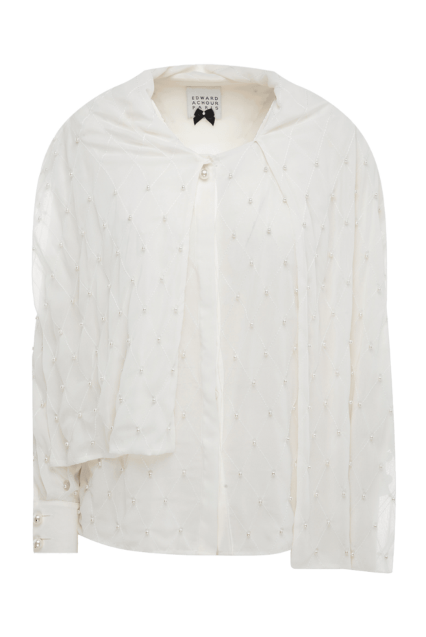 Edward Achour Paris woman white polyester blouse for women buy with prices and photos 141824 - photo 1