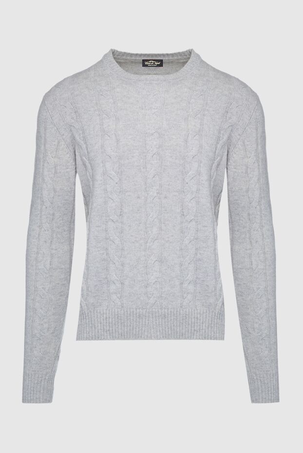 Cesare di Napoli man wool and cashmere jumper gray for men buy with prices and photos 141952 - photo 1