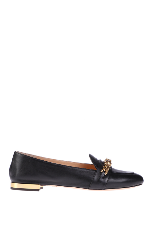 Charlotte Olympia woman black leather loafers for women buy with prices and photos 142003 - photo 1