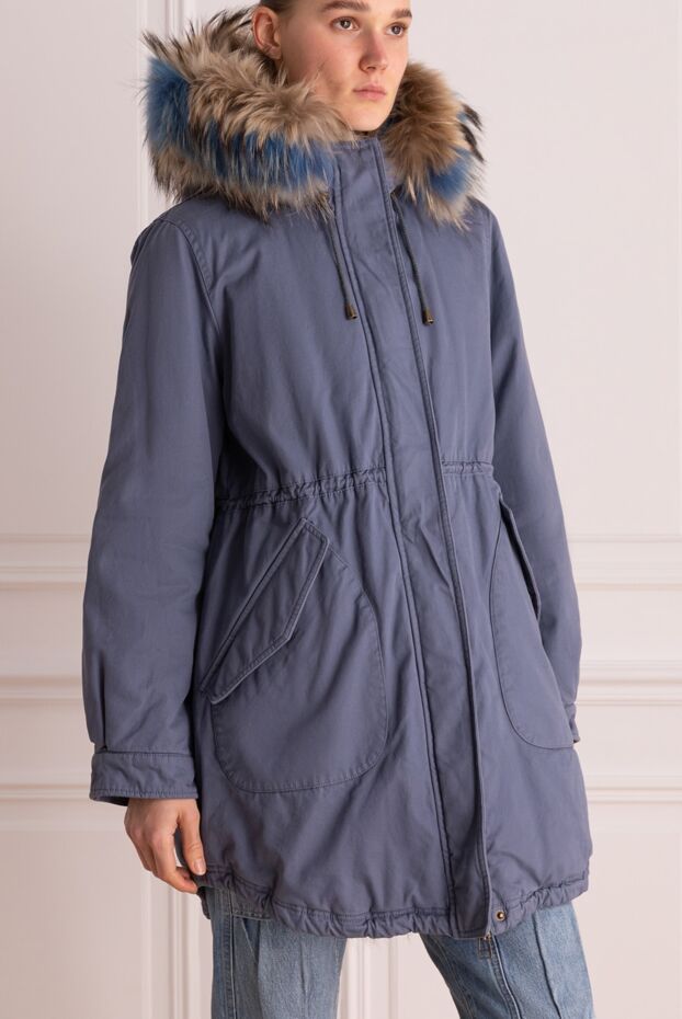 Alessandra Chamonix cotton parka with a voluminous hood and fur trim 142056 - photo 3