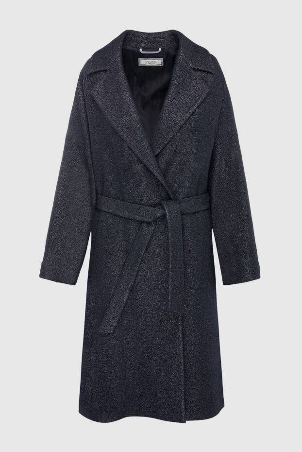 Peserico woman women's blue wool and polyamide coat buy with prices and photos 142105 - photo 1