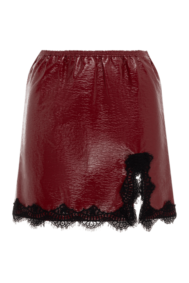 Giamba woman burgundy cotton and polyurethane skirt for women buy with prices and photos 142229 - photo 1