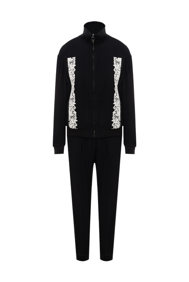 Giambattista Valli жіночі костюм прогулянковий з віскози та ацетату чорний жіночий купити фото з цінами 142240 - фото 1