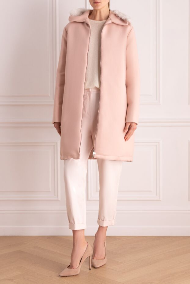 Giambattista Valli woman women's pink polyester down jacket buy with prices and photos 142243 - photo 2