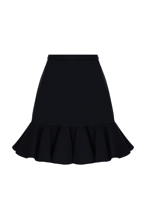 Giambattista Valli женские юбка из полиэстера и шелка черная женская купить с ценами и фото 142246 - фото 1