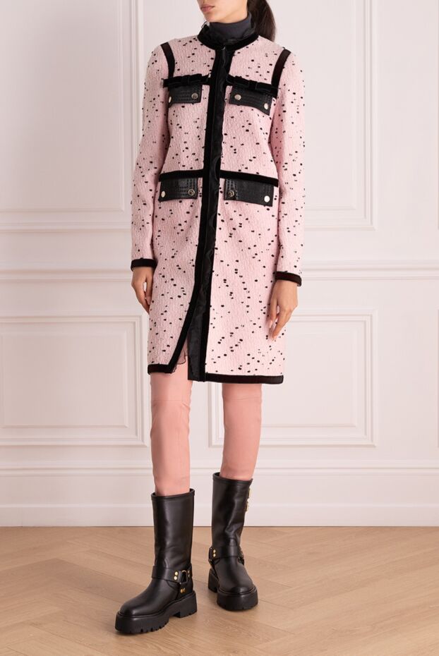Giambattista Valli жіночі пальто рожеве жіноче купити фото з цінами 142254 - фото 2