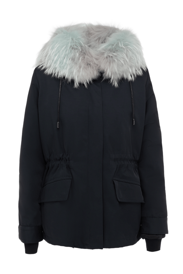 Intuition drawstring parka made of cotton with natural fur 142306 - photo 1