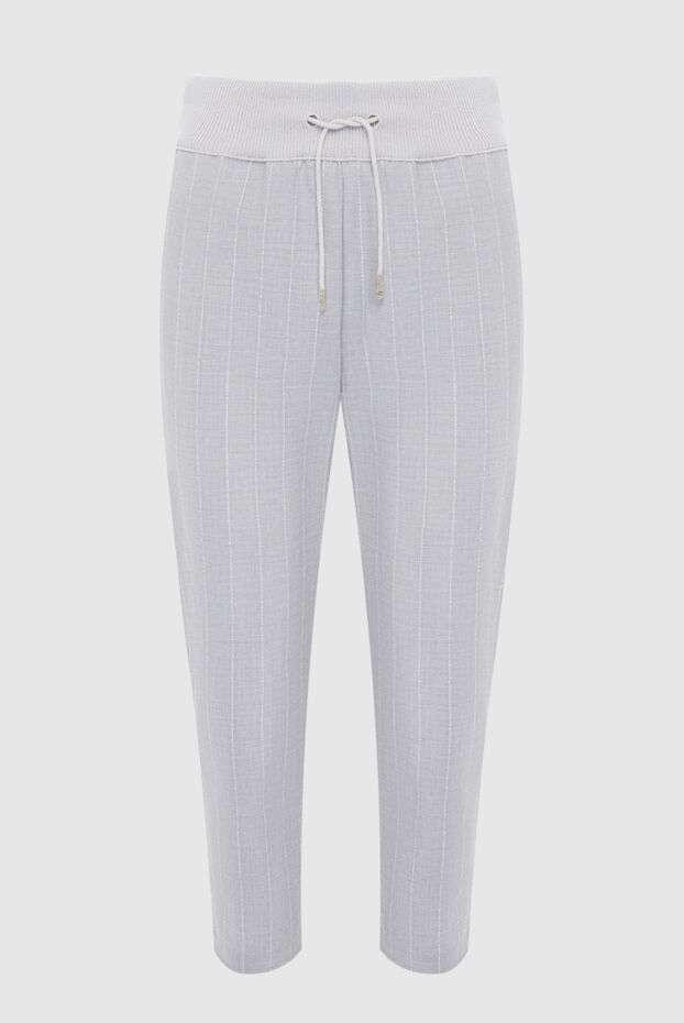 Panicale woman gray wool trousers for women buy with prices and photos 142338 - photo 1
