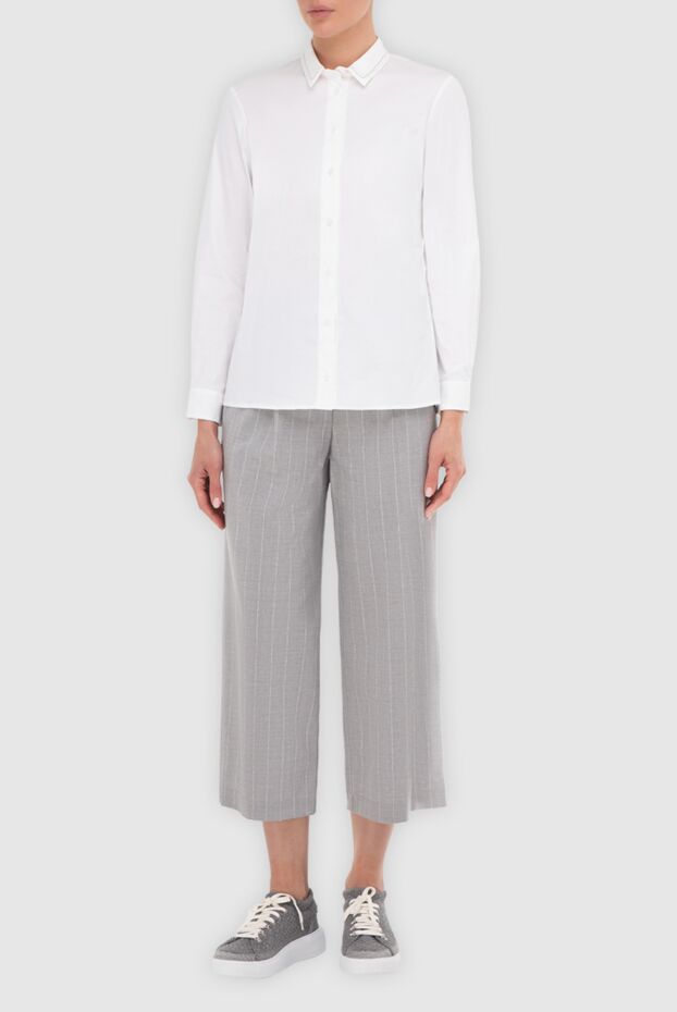 Panicale жіночі штани з вовни сірі жіночі купити фото з цінами 142345 - фото 2