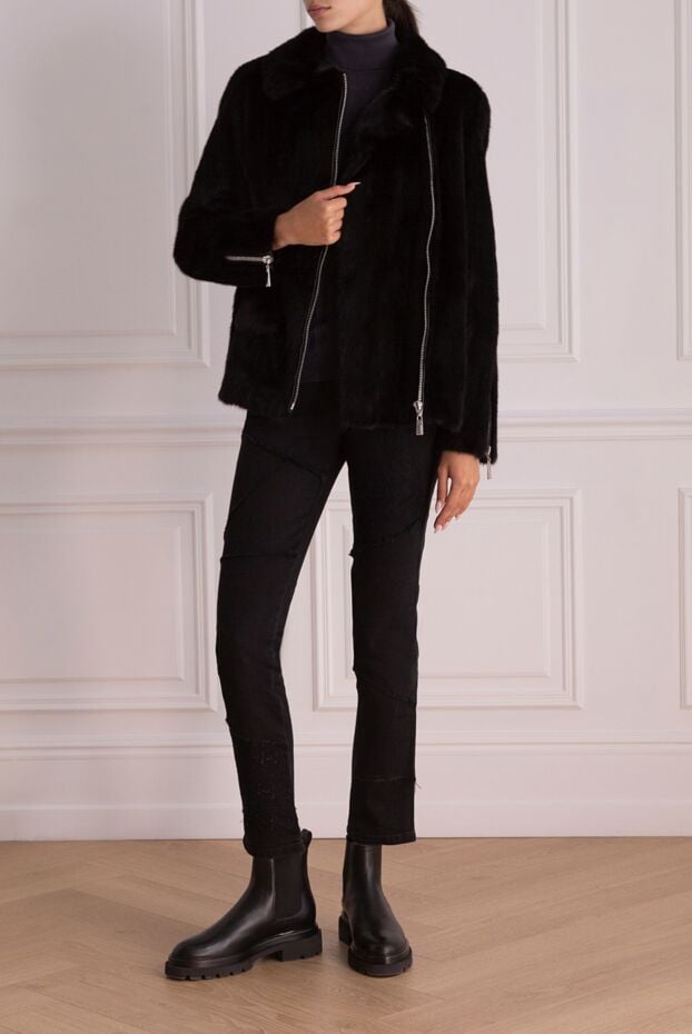 Max&Moi black mink coat for women 142372 - photo 2