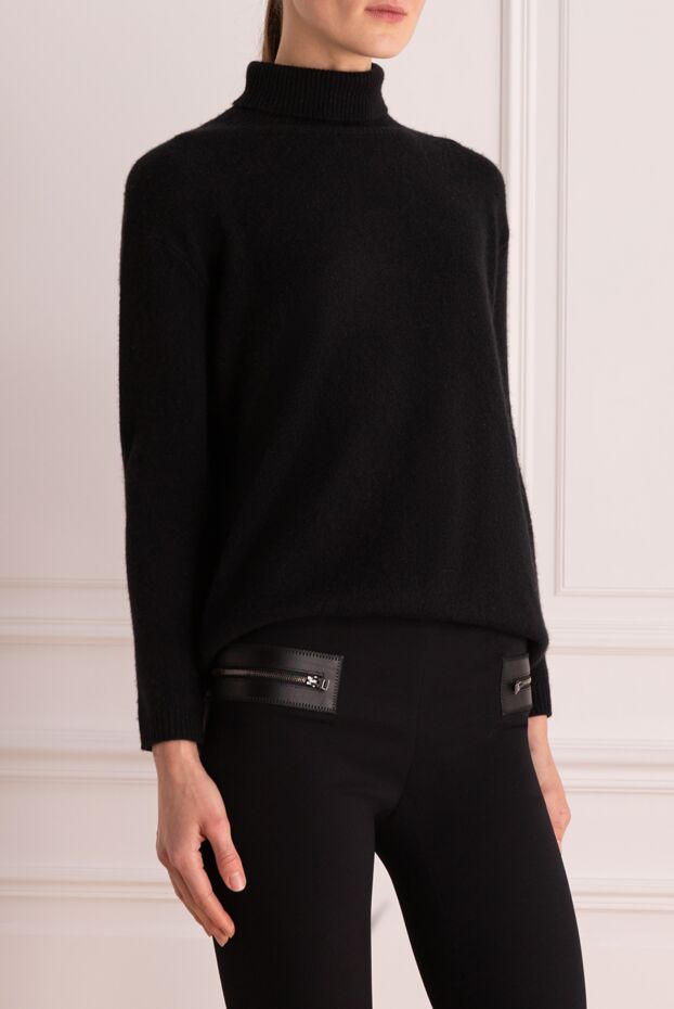 Max&Moi cashmere and wool golf black for women 142385 - photo 3
